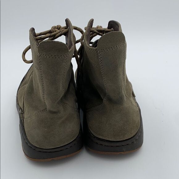 Chaco Men's Olive High-Top Boots suede leather chukka boots - Picture 6 of 12